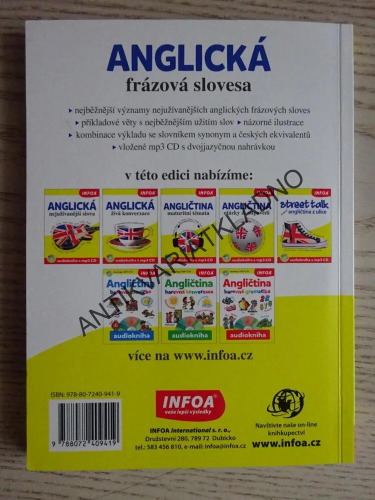 ANGLICKÁ FRÁZOVÁ SLOVESA, VČETNĚ CD, **an