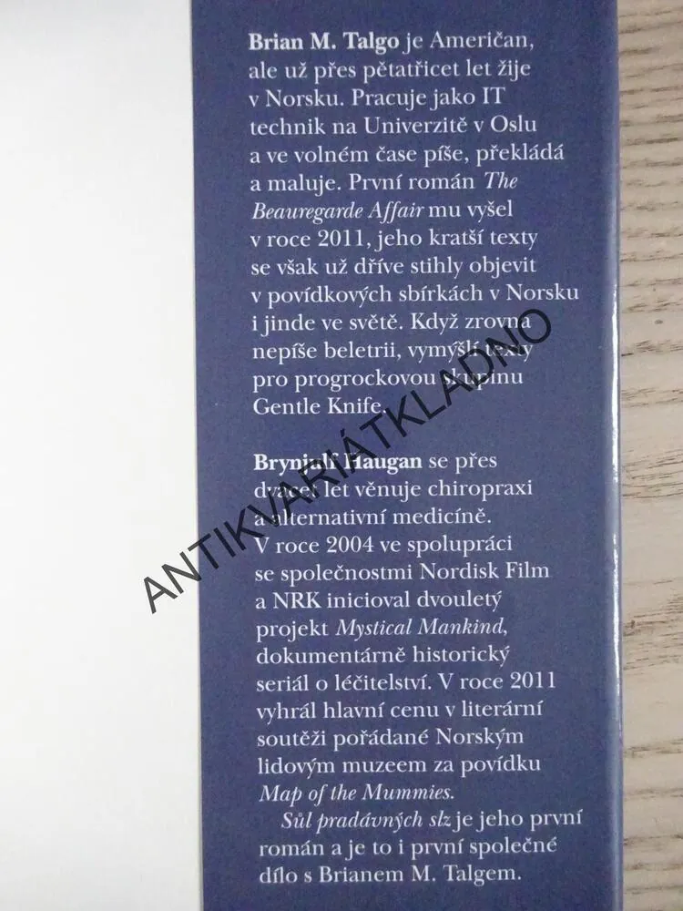 SŮL PRADÁVNÝCH SLZ, SÁGA ZTRACENÝCH VIKINGŮ, BRIAN M. TALGO, BRYNJULF HAUGAN **an