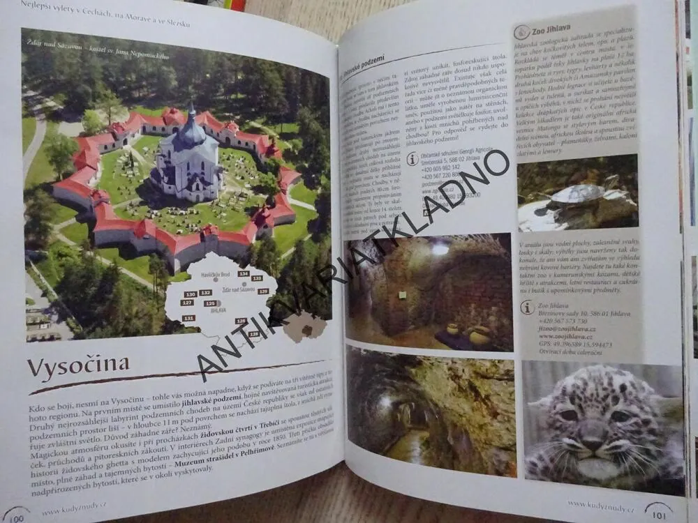 KUDY Z NUDY, NEJLEPŠÍ VÝLETY V ČECHÁCH, NA MORAVĚ A VE SLEZSKU, **an