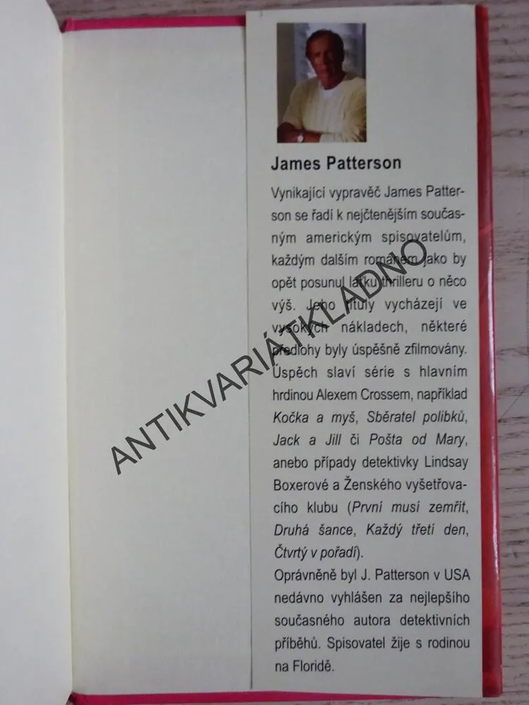 VE ZLOMKU VTEŘINY, JAMES PATTERSON, **an