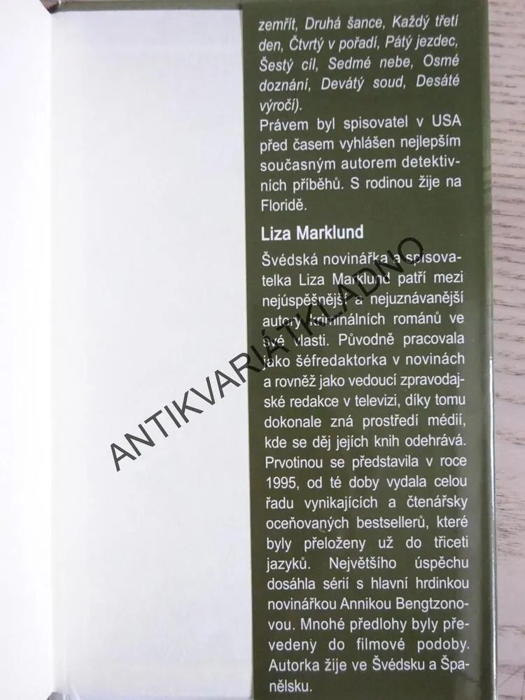 POHLEDNICE SMRTI, JAMES PATTERSON, LIZA MARKLUND, **an
