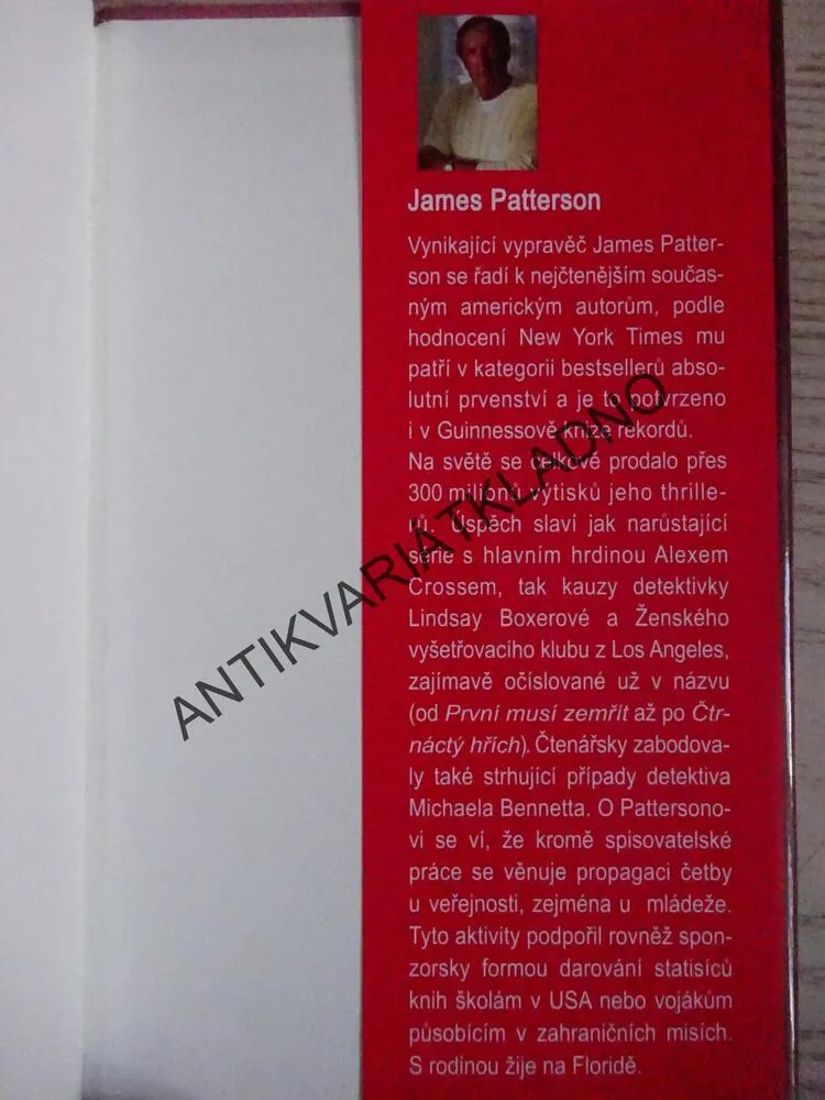PŘÍMÝ ZÁSAH, JAMES PATTERSON, **an