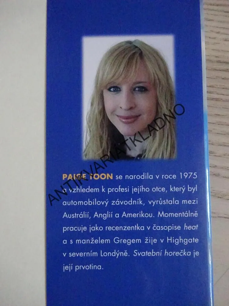 SVATEBNÍ HOREČKA, PAIGE TOON, **an