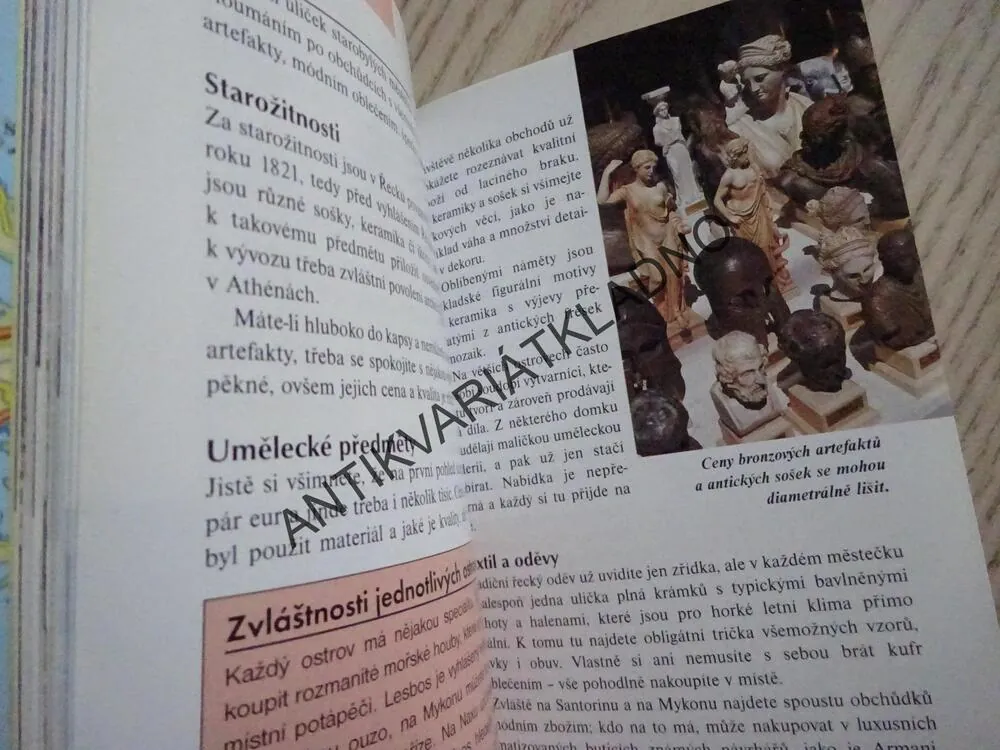 ŘECKÉ OSTROVY, PRŮVODCE DO KAPSY, **an