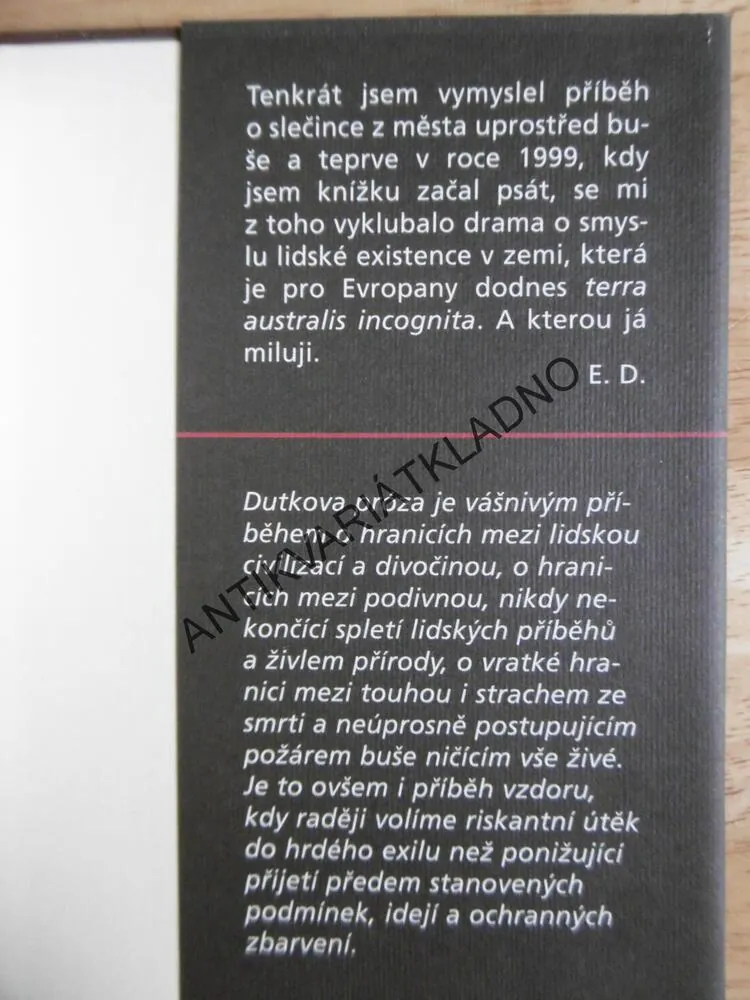 SLEČNO, RAS PŘICHÁZÍ, EDGAR DUTKA, **an
