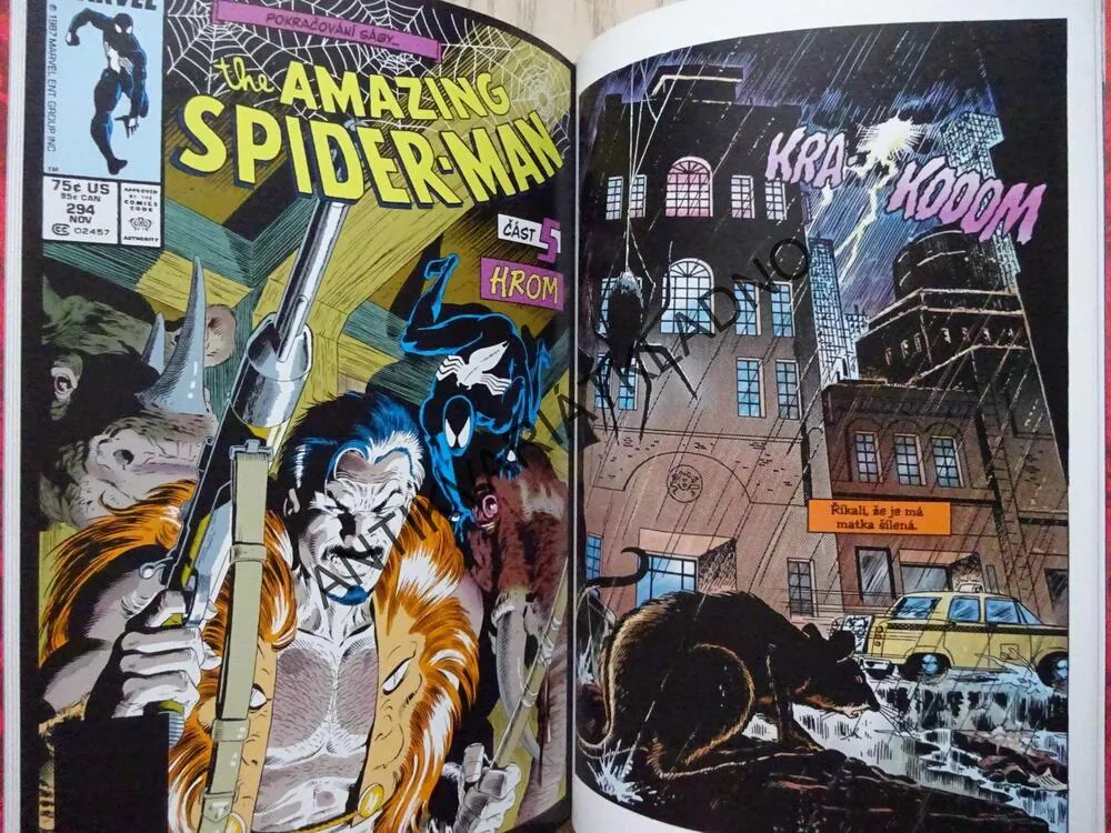 THE AMAZING SPIDER-MAN, SPIDERMAN, KRAVENŮV POSLEDNÍ LOV, KOMIKS MARVEL 8, **an