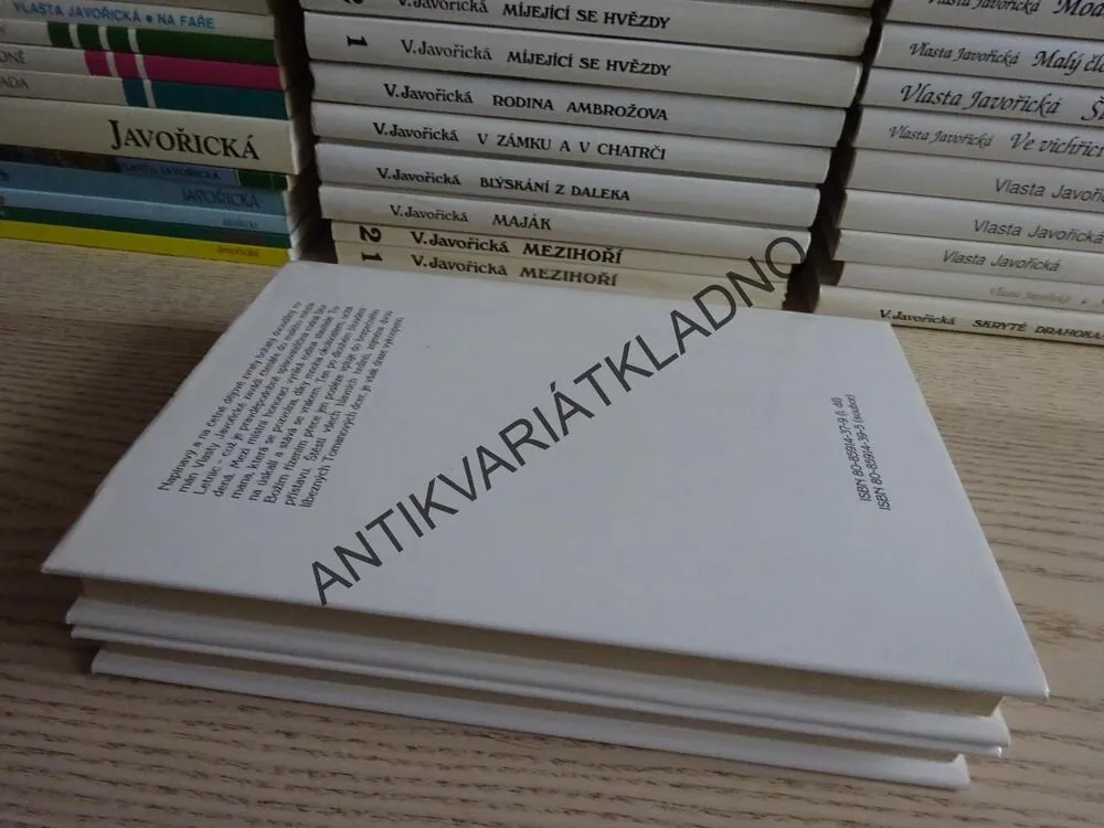 VYKOUPENÉ ŠTĚSTÍ, 1-2, VLASTA JAVOŘICKÁ, **an