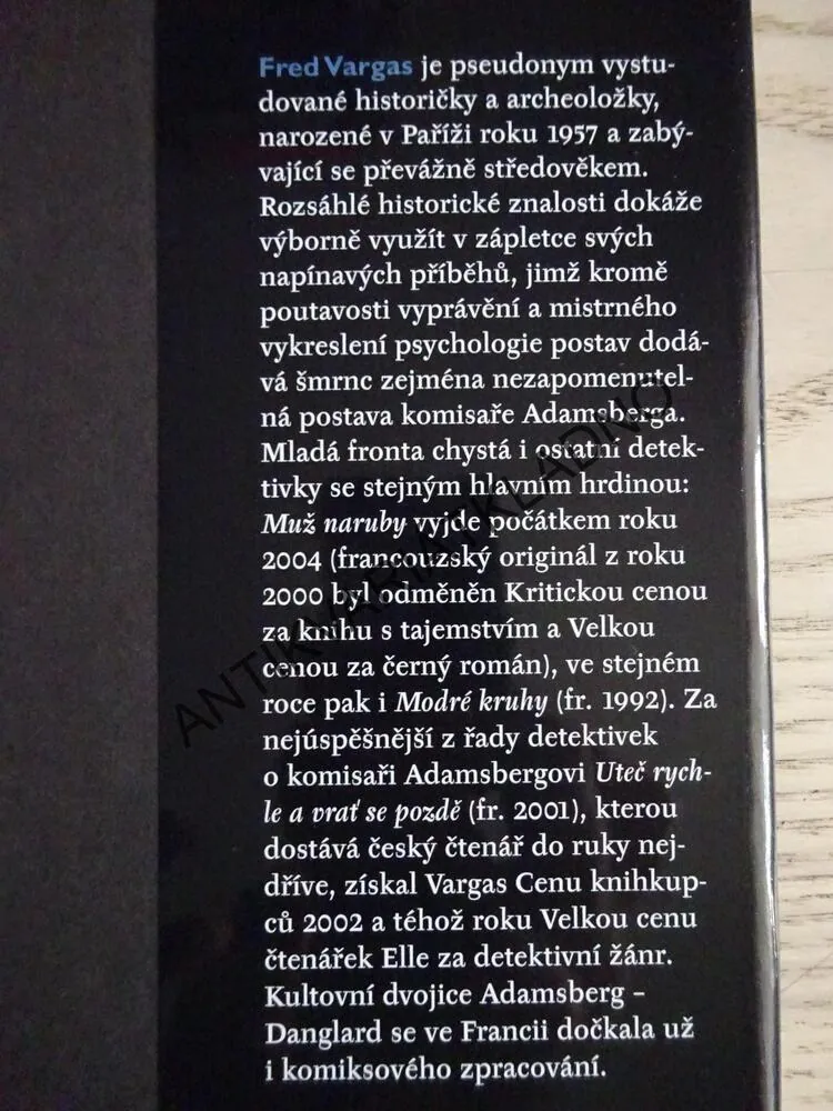 UTEČ RYCHLE A VRAŤ SE POZDĚ, FRED VARGAS, **an