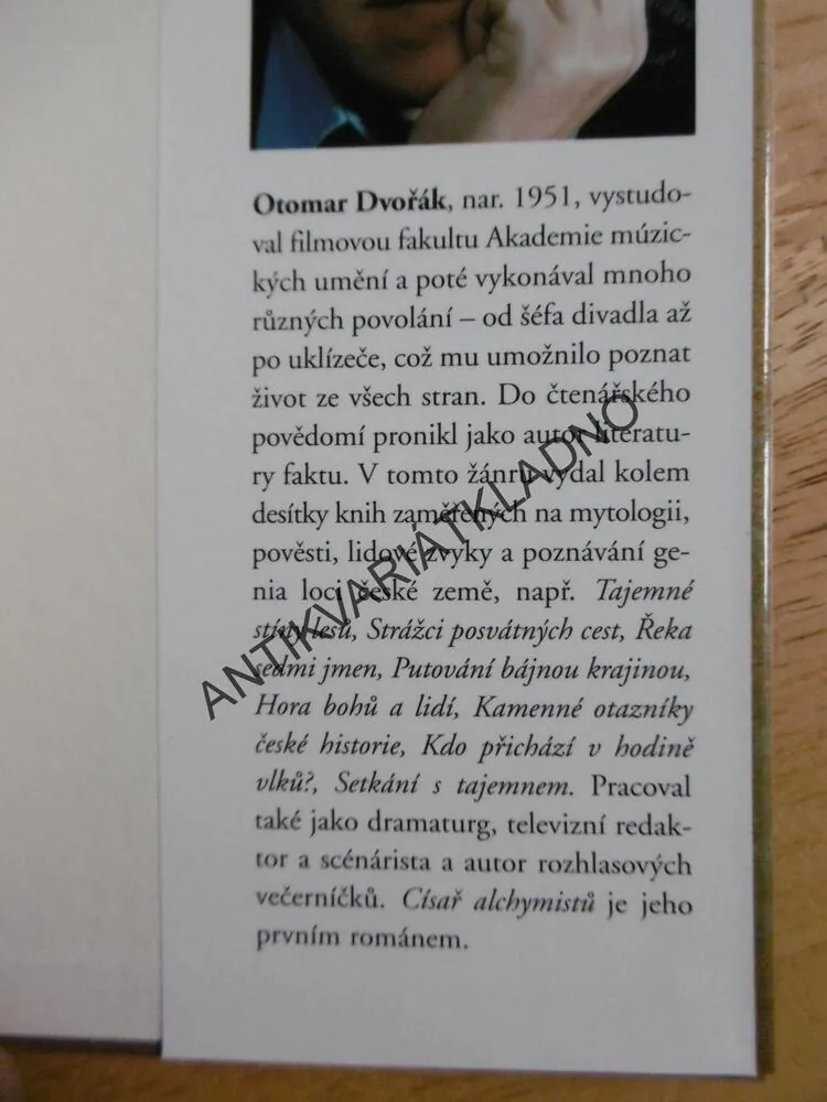 CÍSAŘ ALCHYMISTŮ, OTOMAR DVOŘÁK, **an