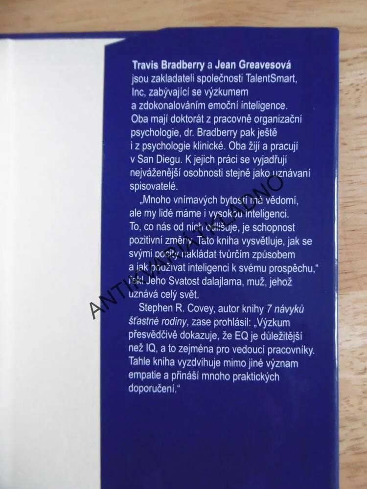 EMOČNÍ INTELIGENCE V PRAXI,BRADBERRY, GREAVESOVÁ
