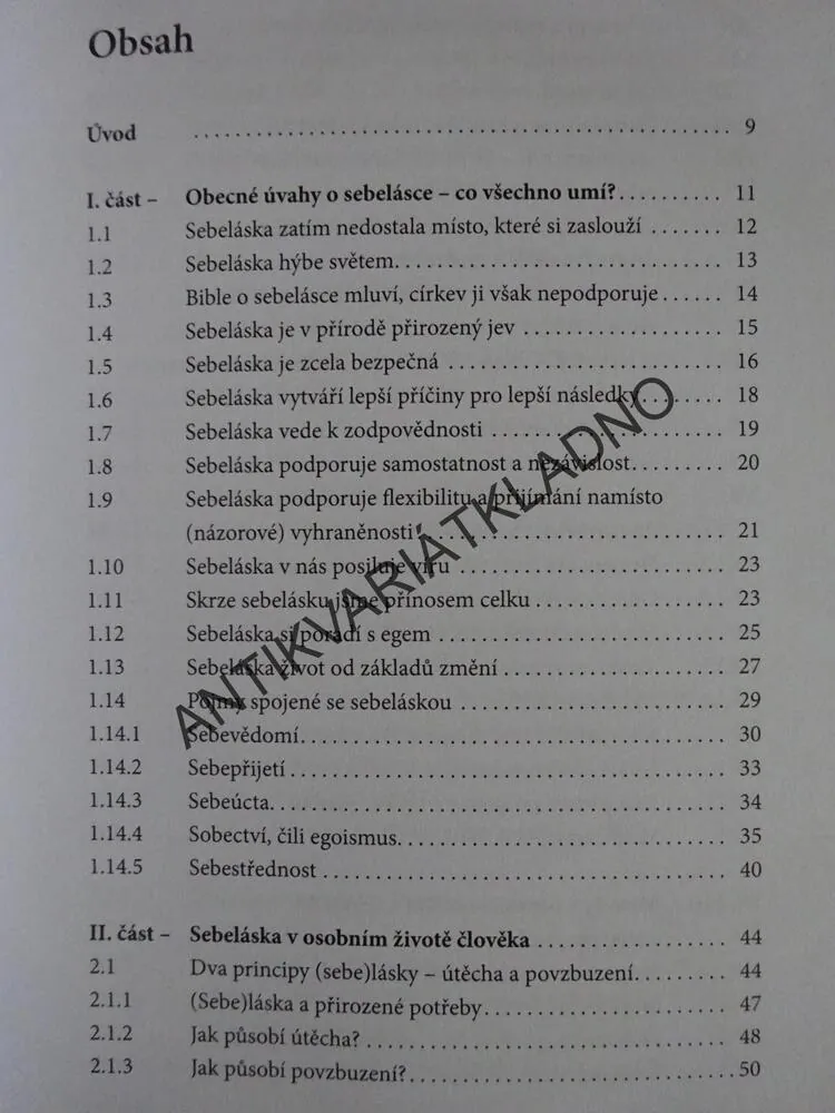 UČEBNICE SEBELÁSKY, LUCIE KOLAŘÍKOVÁ, **an