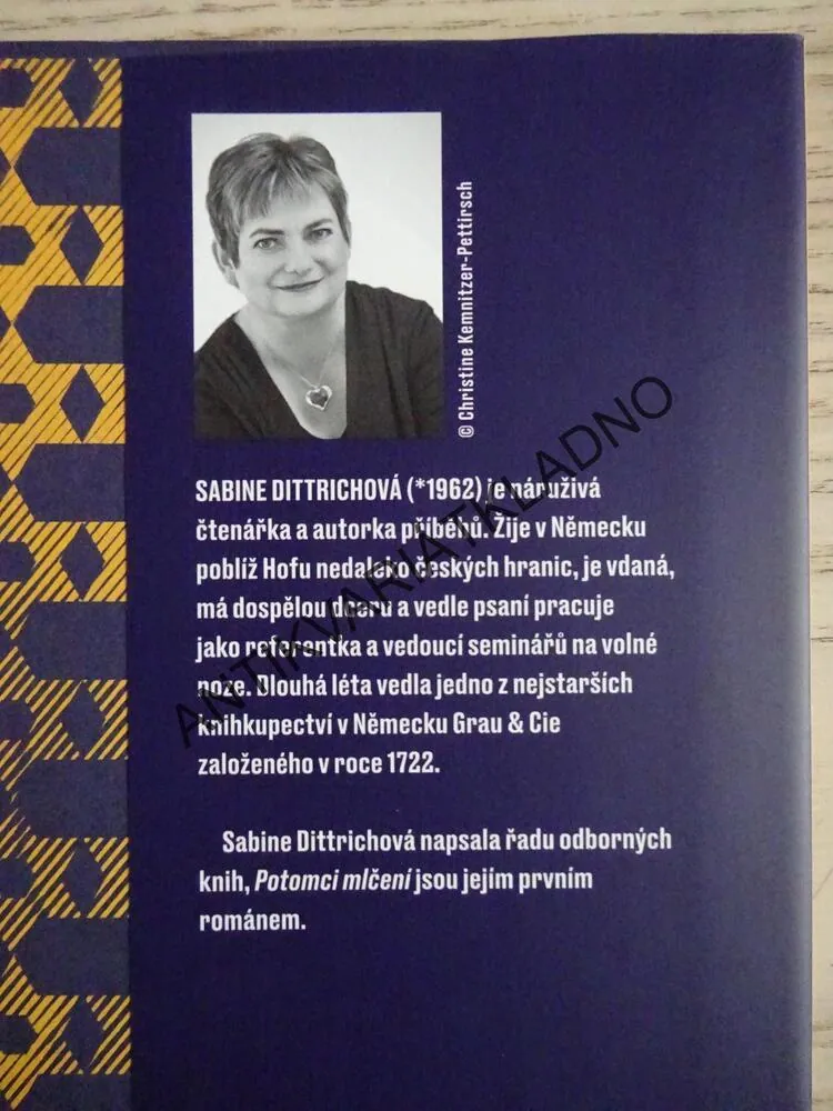 POTOMCI MLČENÍ, SABINE DITTRICHOVÁ, **an
