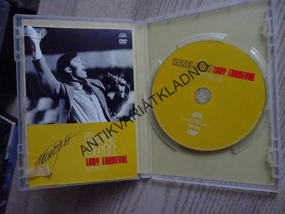 KAREL GOTT, LADY CARNEVAL, HITY 60. LET, DVD HUDBA