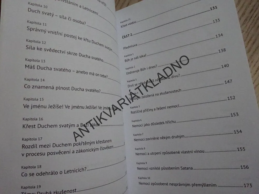 KŘEST DUCHEM SVATÝM, BOŽÍ UZDRAVENÍ, KORNELIUS NOVAK, **an