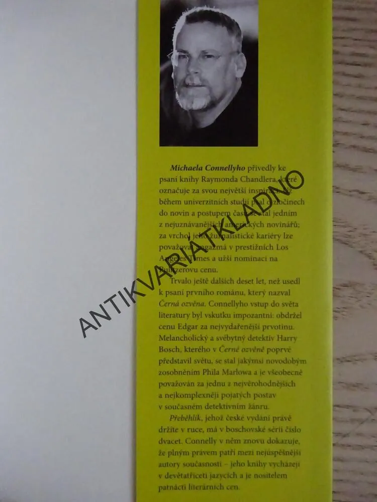 PŘEBĚHLÍK, MICHAEL CONNELLY, **an