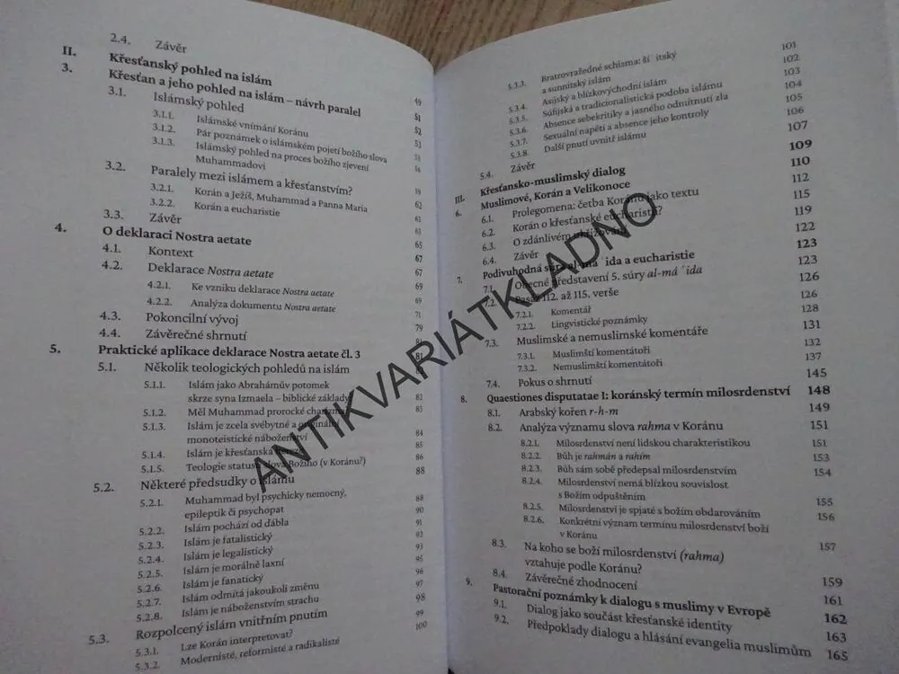 ECCLESIA CUM AESTIMATIONE QUOQUE MUSLIMOS RESPICIT, STUDIE Z KŘESŤANSKÉ ISLAMOLOGIE, LUKÁŠ DE LA VEGA NOSEK, **an