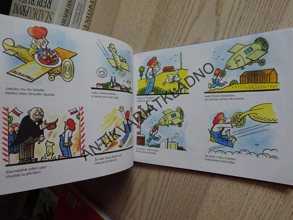 DOBRODRUŽSTVÍ TONDY ČUTALA, JOSEF LADA, JOSEF BRUKNER, **an