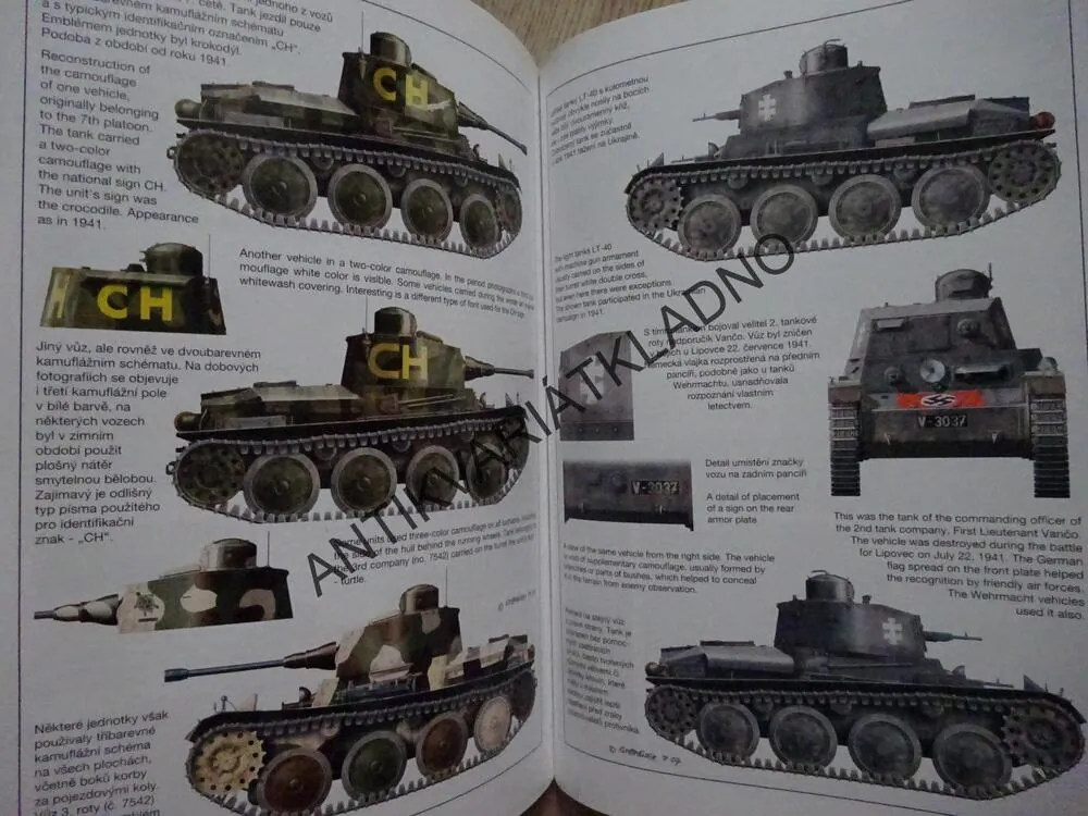 EXPORTNÍ LEHKÉ TANKY PRAGA, EXPORT LIGHTS TANKS, FRANCEV, **an