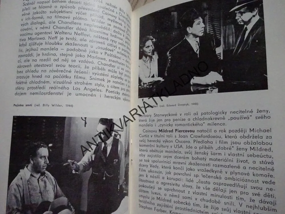 AMERICKÁ DRSNÁ ŠKOLA VE FILMU, ČS FILMOVÝ ÚSTAV