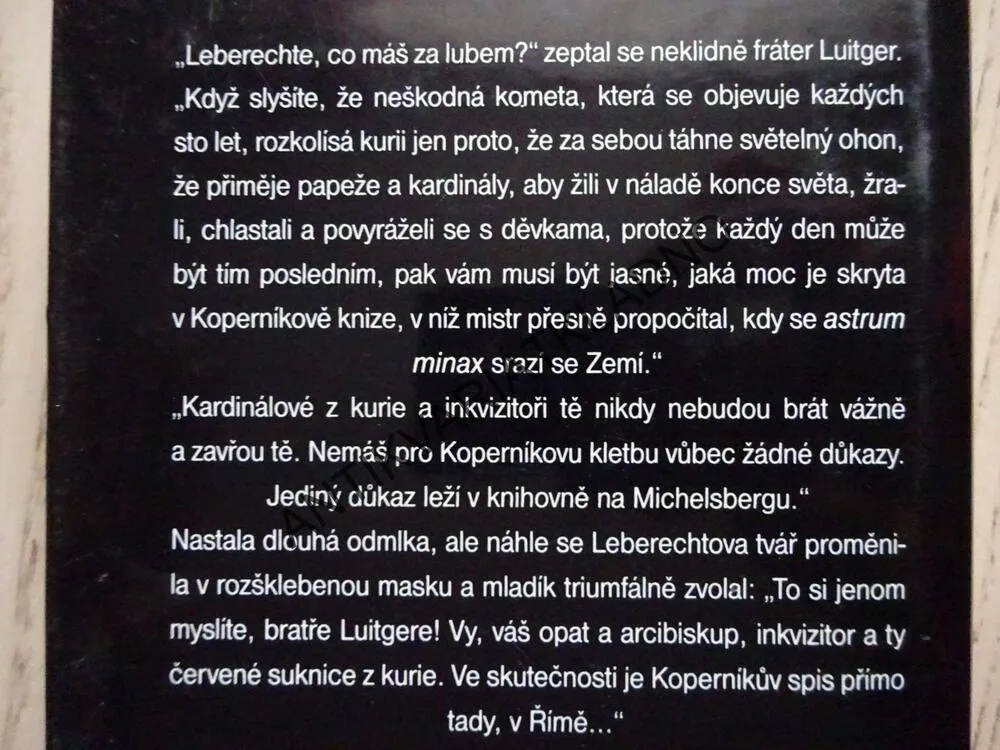 KOPERNÍKOVA KLETBA, PHILIPP VANDENBERG, **an