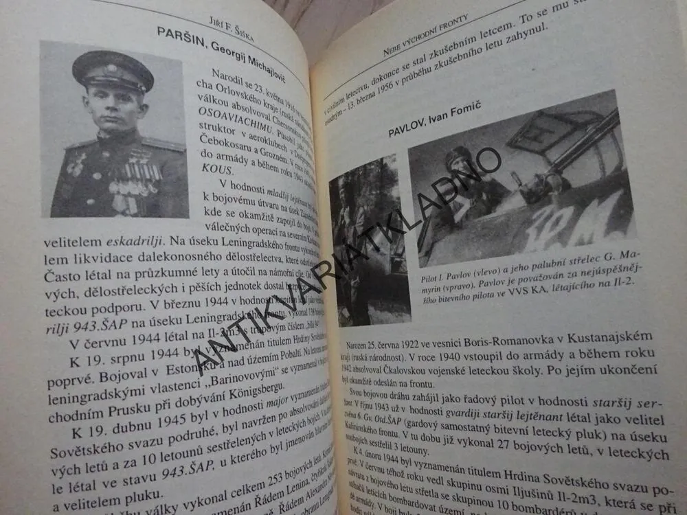 NEBE VÝCHODNÍ FRONTY, JIŘÍ F. ŠIŠKA, **an