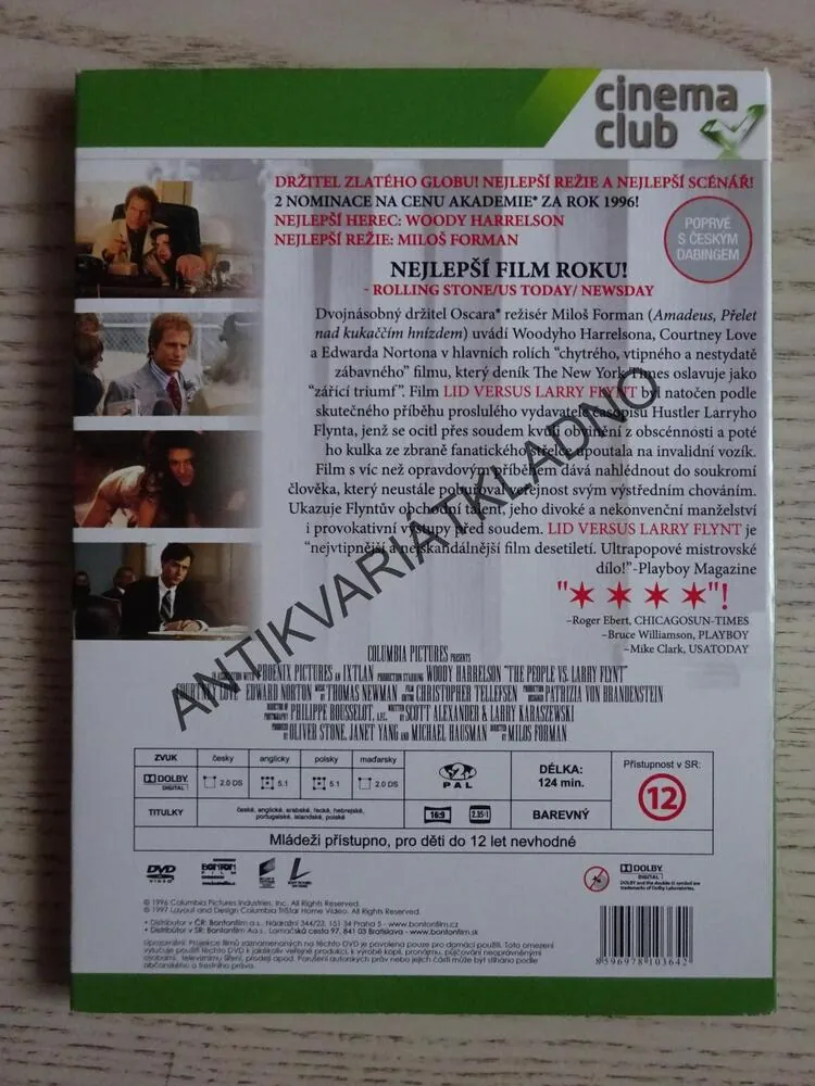 LID VS. LARRY FLINT, DVD FILM