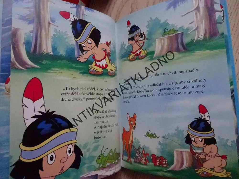 MALÝ HIAWATHA NA LOVU, WALT DISNEY, **an