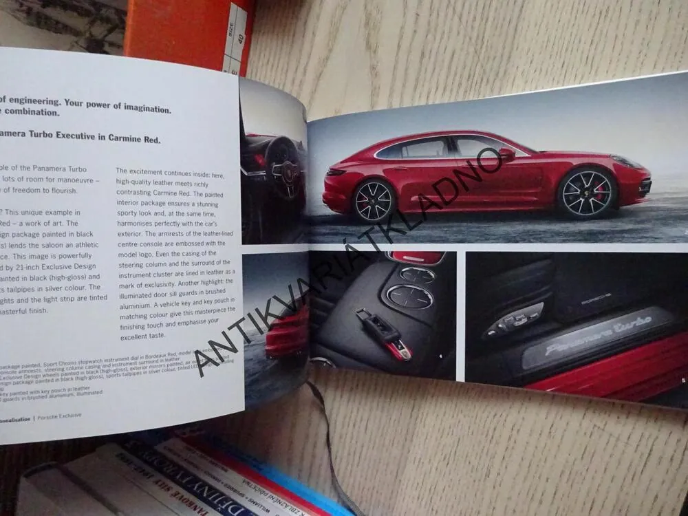 KATALOG AUTOMOBILKY PORSCHE, THE NEW PANAMERA, **an