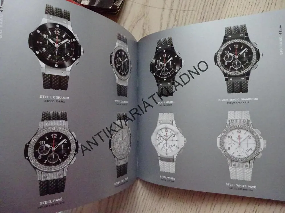 KATALOG HODINEK HUBLOT, HODINKY, **an