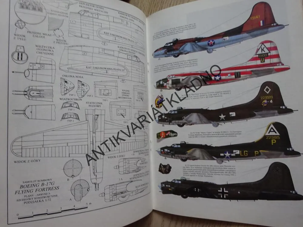 BOEING B-17 FLYING FORTRESS, MILITARIA LOTNICZE 1., POLSKY