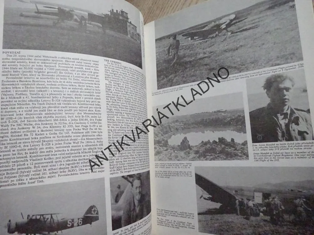 SLOVENŠTÍ LETCI, 1939-1945, RAJLICH, SEHNAL,