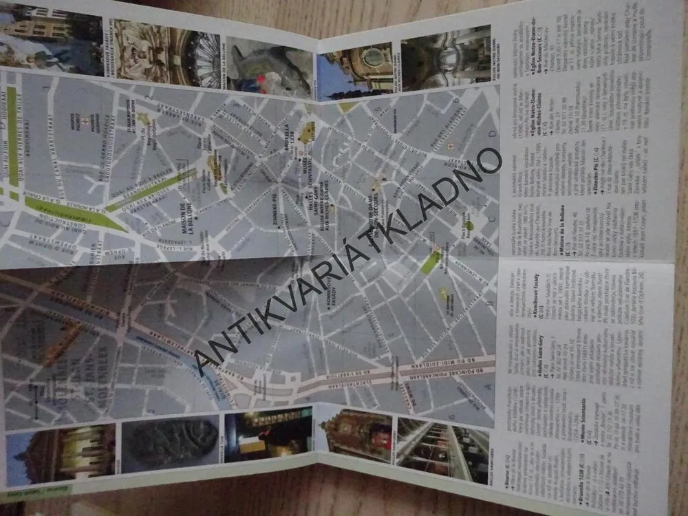 BRUSEL, PRŮVODCE S MAPOU, **an