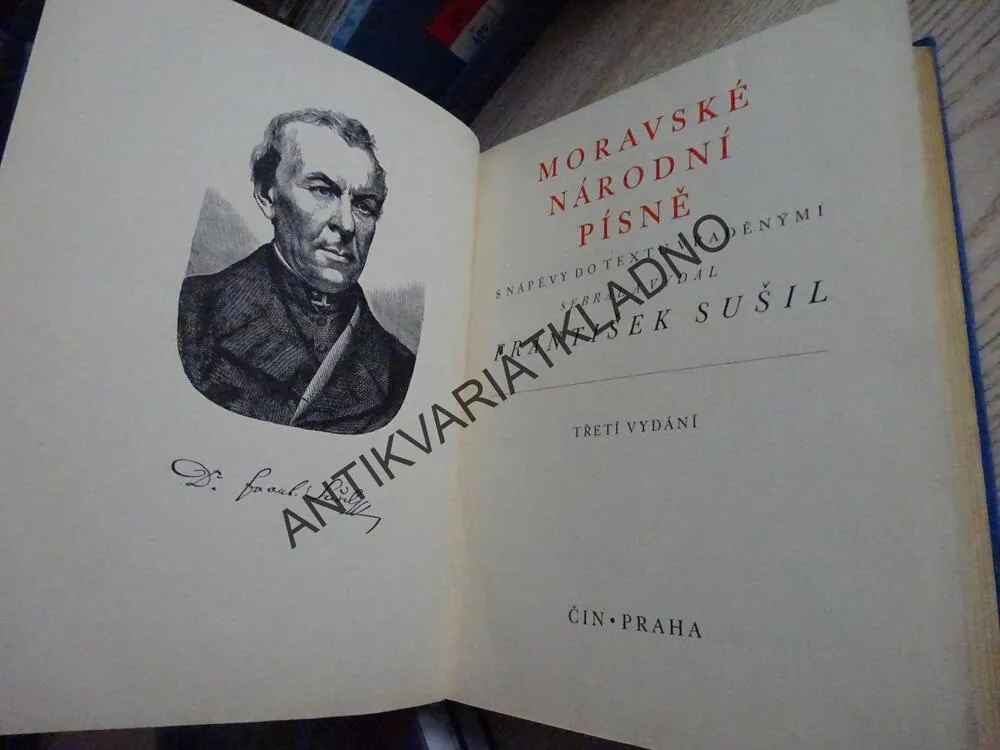 MORAVSKÉ NÁRODNÍ PÍSNĚ, FRANTIŠEK SUŠIL