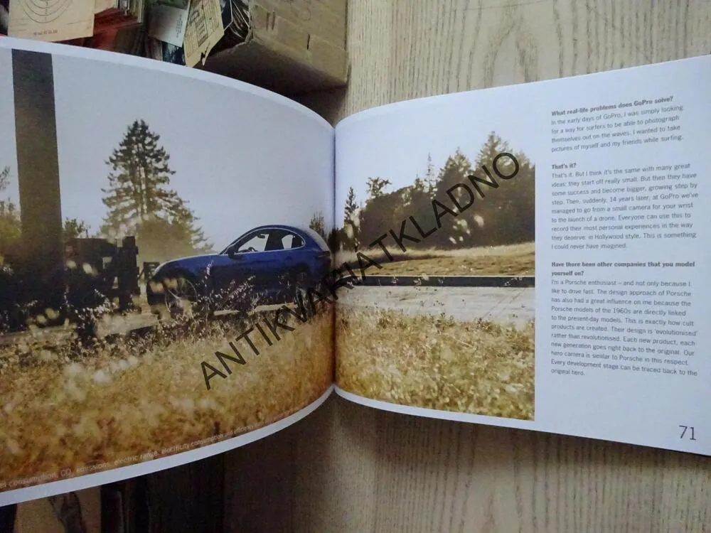 KATALOG AUTOMOBILKY PORSCHE, **an