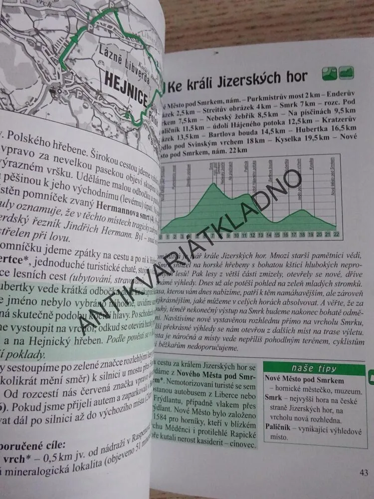 JIZERSKÉ HORY, PRŮVODCE PO ČECHÁCH, MORAVĚ A SLEZSKU, **an