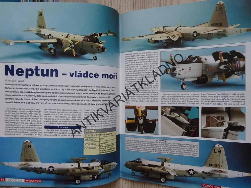 MODELÁŘ 10/2005, MODELÁŘSTVÍ, LETECTVÍ
