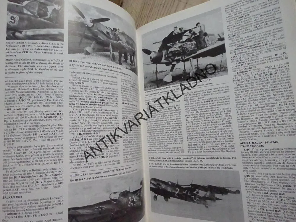 MESSERSCHMITT BF 109, LETECTVÍ