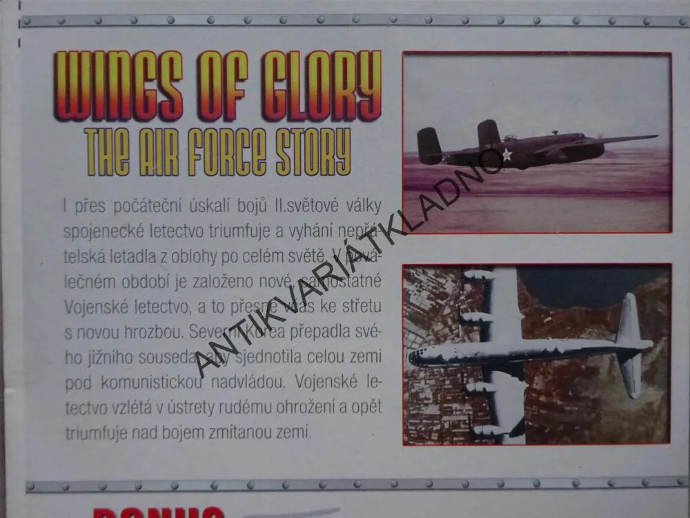 WINGS OF GLORY, THE AIR FORCE STORY, 1-3, DVD FILM DOKUMENT