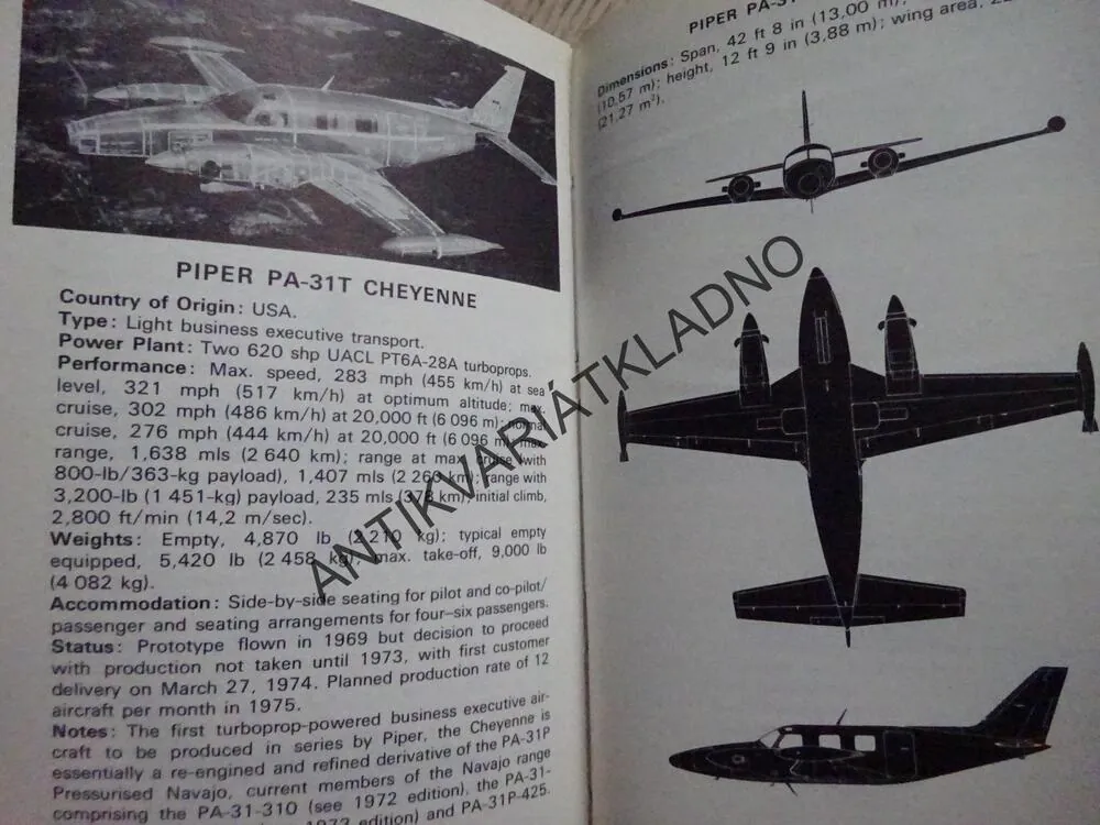 THE OBSERVER'S BOOK OF AIRCRAFT, WILLIAM GREEN, ANGLICKY, **an