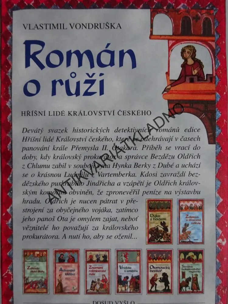 ROMÁN O RŮŽI, VLASTIMIL VONDRUŠKA, **an