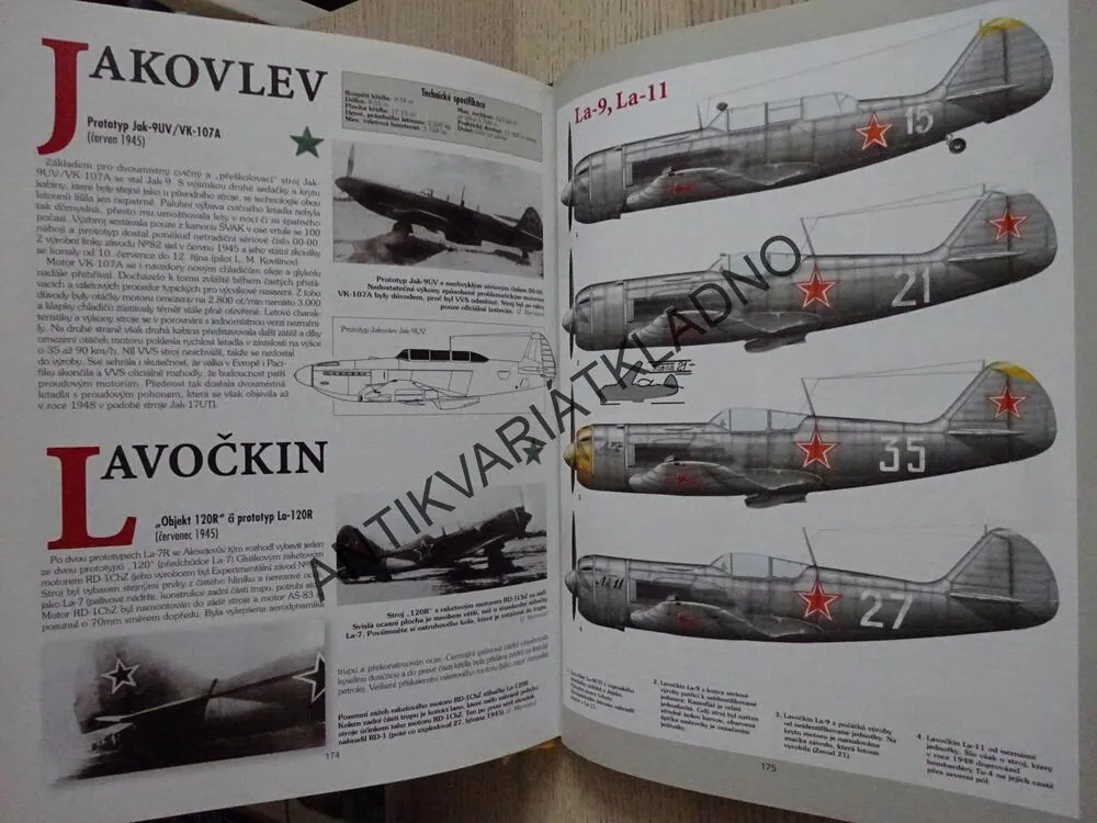 ENCYKLOPEDIE SOVĚTSKÝCH STÍHACÍCH LETADEL 1939-1951, LEONARD HERBERT, **an