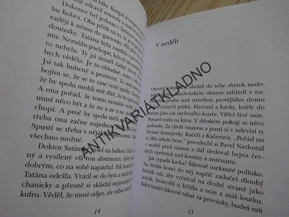 PRÁZDNINY, JAN BALABÁN, **an