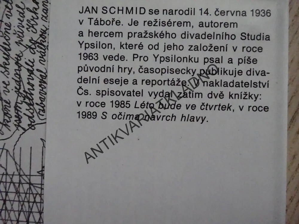 TŘINÁCT VŮNÍ, JAN SCHMID, **an