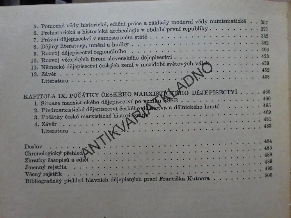 PŘEHLEDNÉ DĚJINY ČESKÉHO A SLOVENSKÉHO DĚJEPISECTVÍ II, **an