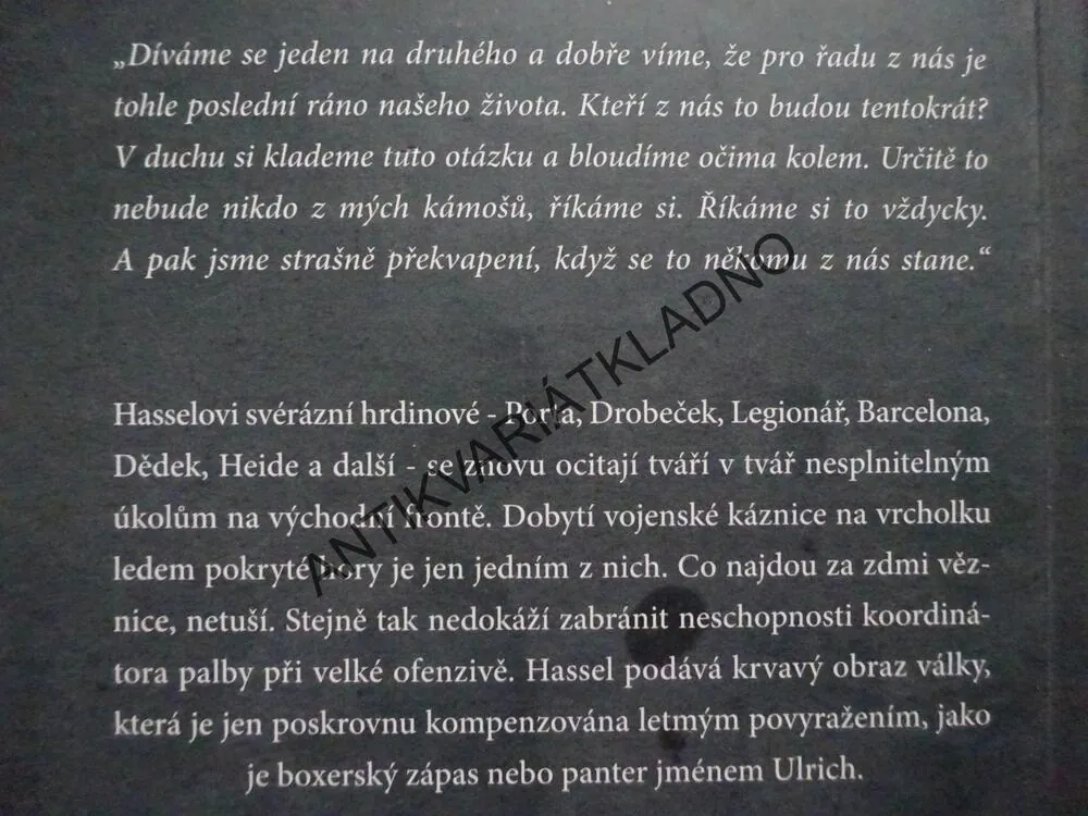 VOJENSKÁ KÁZNICE, SVEN HASSEL, **an