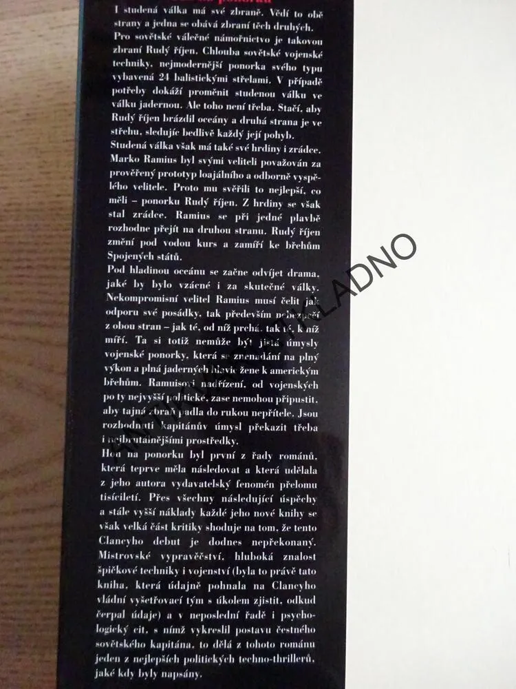 HON NA PONORKU, TOM CLANCY, **an
