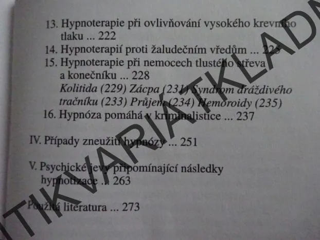 TAJEMSTVÍ HYPNÓZY, PETR NOVOTNÝ, **an