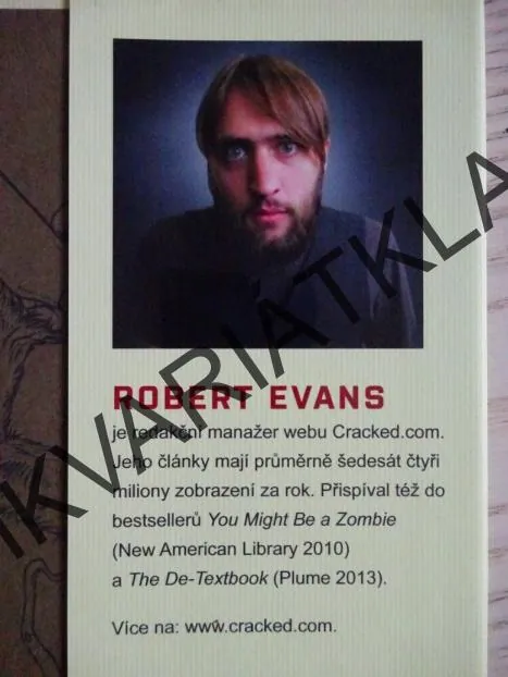 STRUČNÁ HISTORIE NEŘESTI, ROBERT EVANS, **an