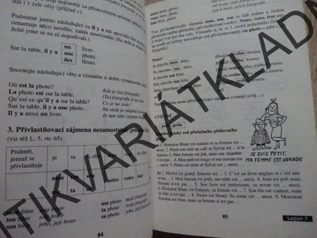 FRANCOUŽŠTINA PRO SAMOUKY, SLOVNÍK, KLÍČ, **an