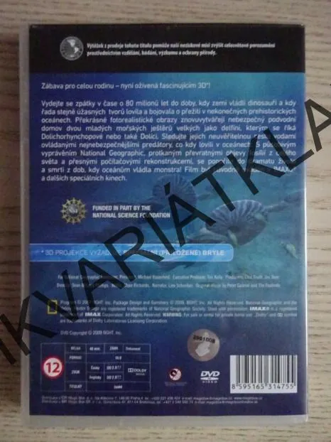 MONSTRA OCEÁNŮ 3D, DVD FILM DOKUMENT